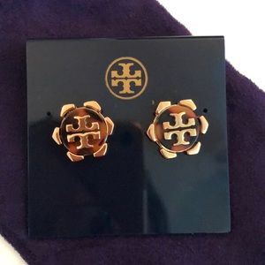 Tortoise Shell Tory Burch Studs